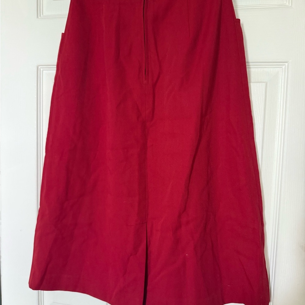 Vintage Red Women's Skirt